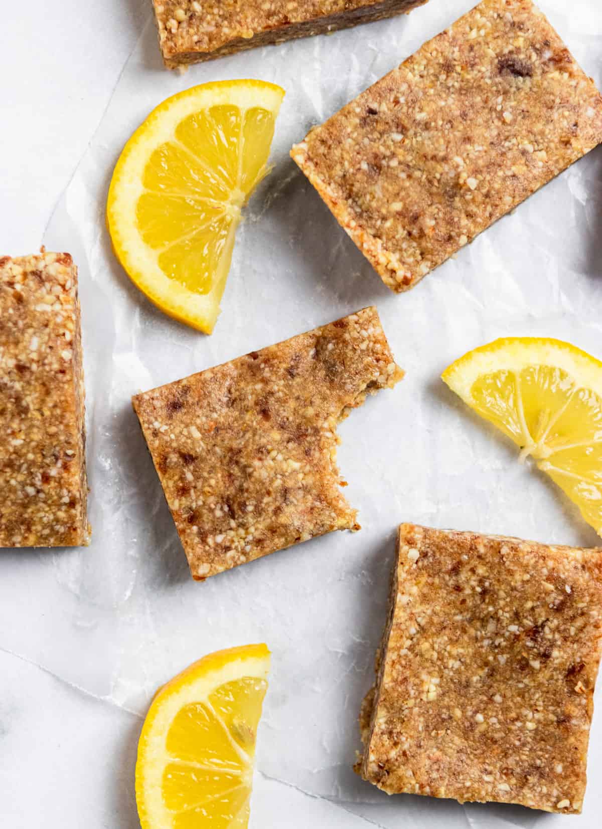 Healthy No-Bake Raw Lemon Coconut Bars: Gluten & Dairy-Free