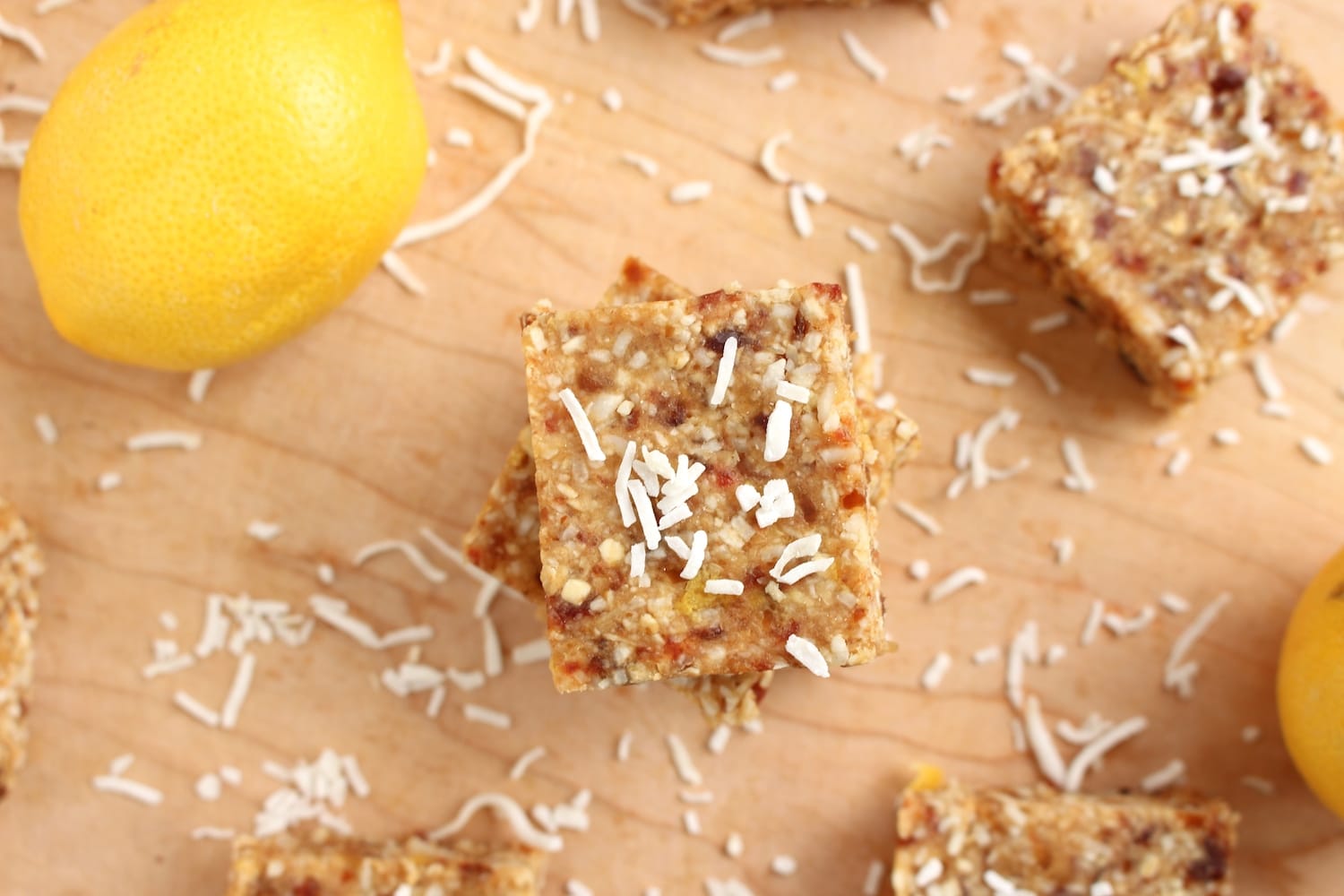Tart & Sweet Raw Lemon Coconut Bars: A Lighter, Easy Dessert